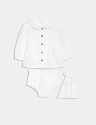 2pc Pure Cotton Outfit (7lbs-1 Yrs) Image 2 of 8