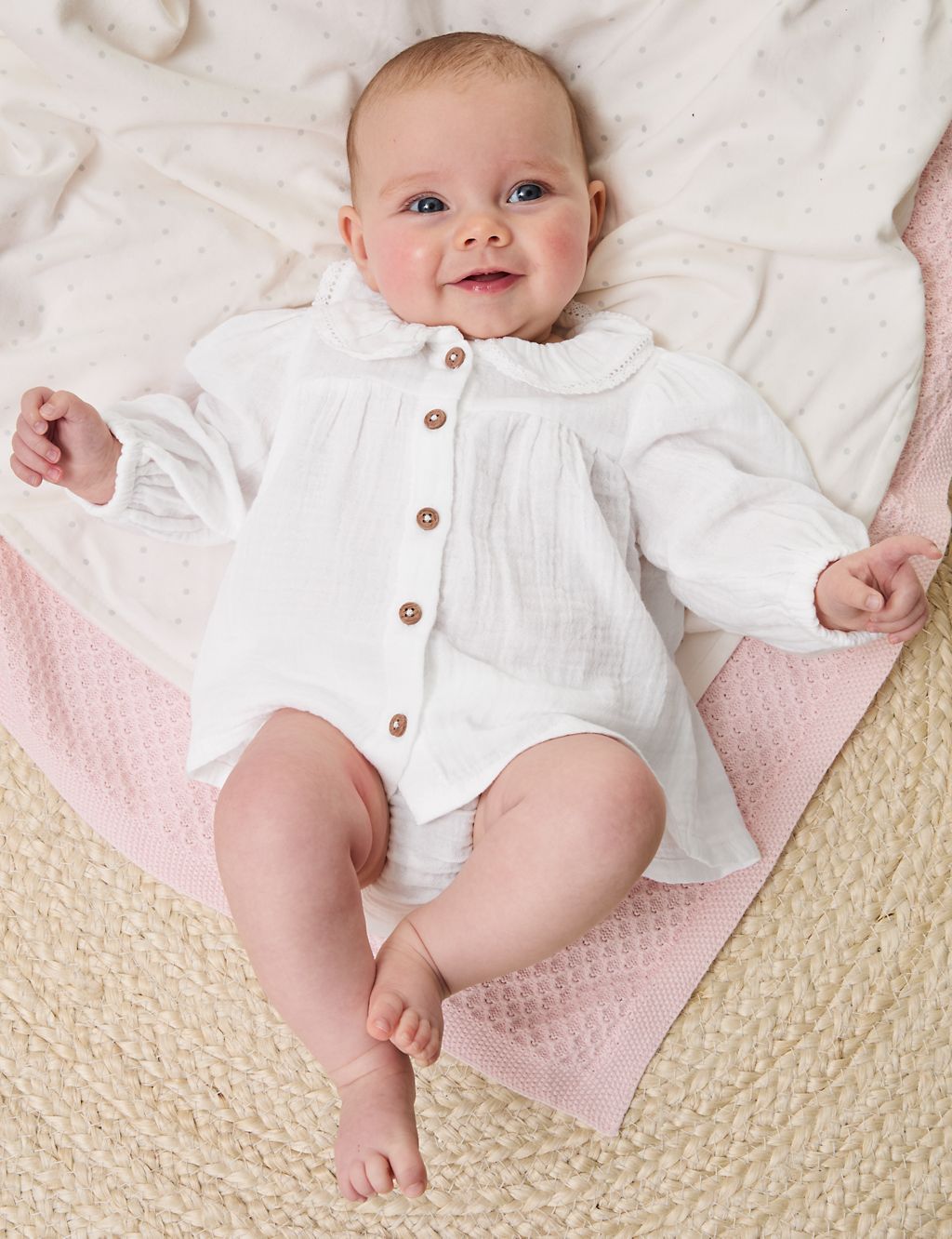 2pc Pure Cotton Outfit (7lbs-12 Mths) 5 of 8