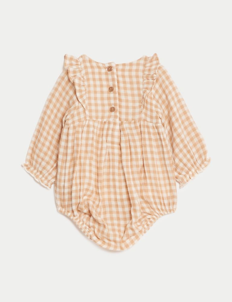 2pc Pure Cotton Paddington™ Gingham Outfit (7lbs-1 Yrs) 3 of 6