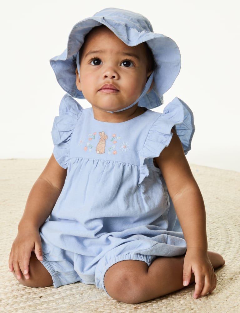 2pc Pure Cotton Peter Rabbit Outfit 0 3 Yrs