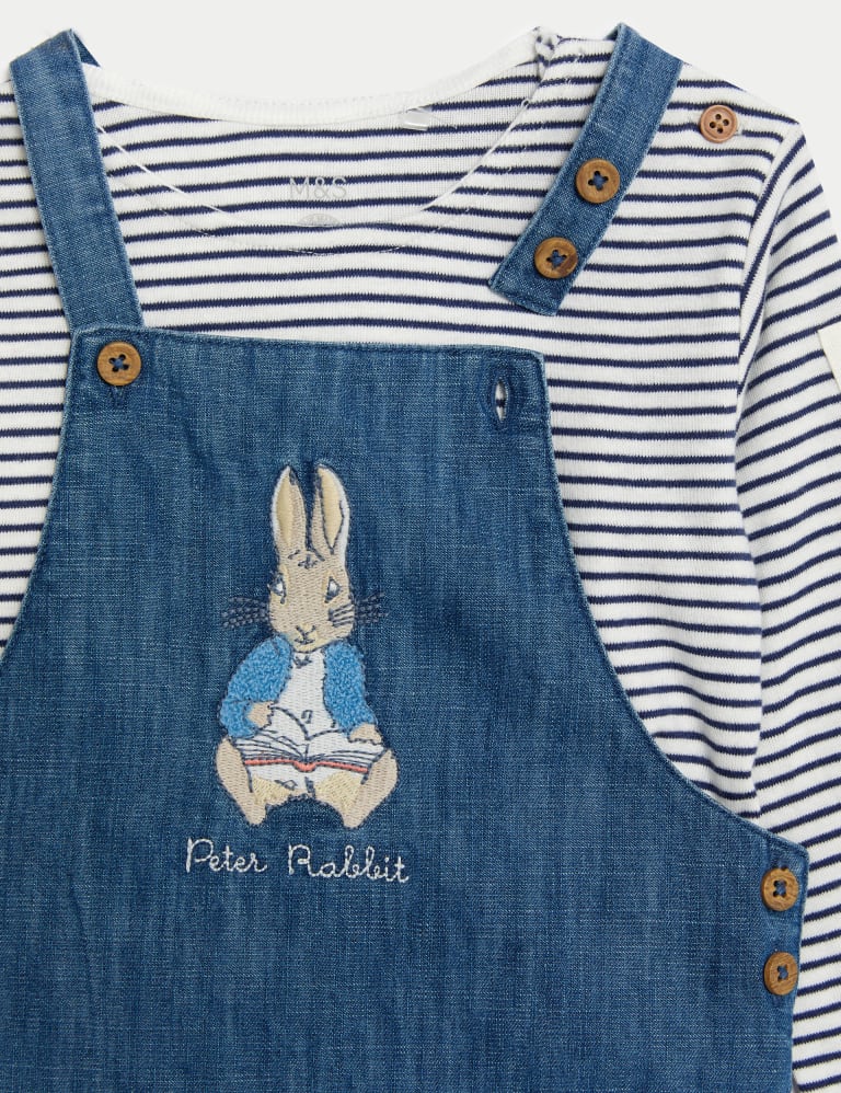 2pc Pure Cotton Peter Rabbit™ Outfit (0-3 Yrs) 6 of 8