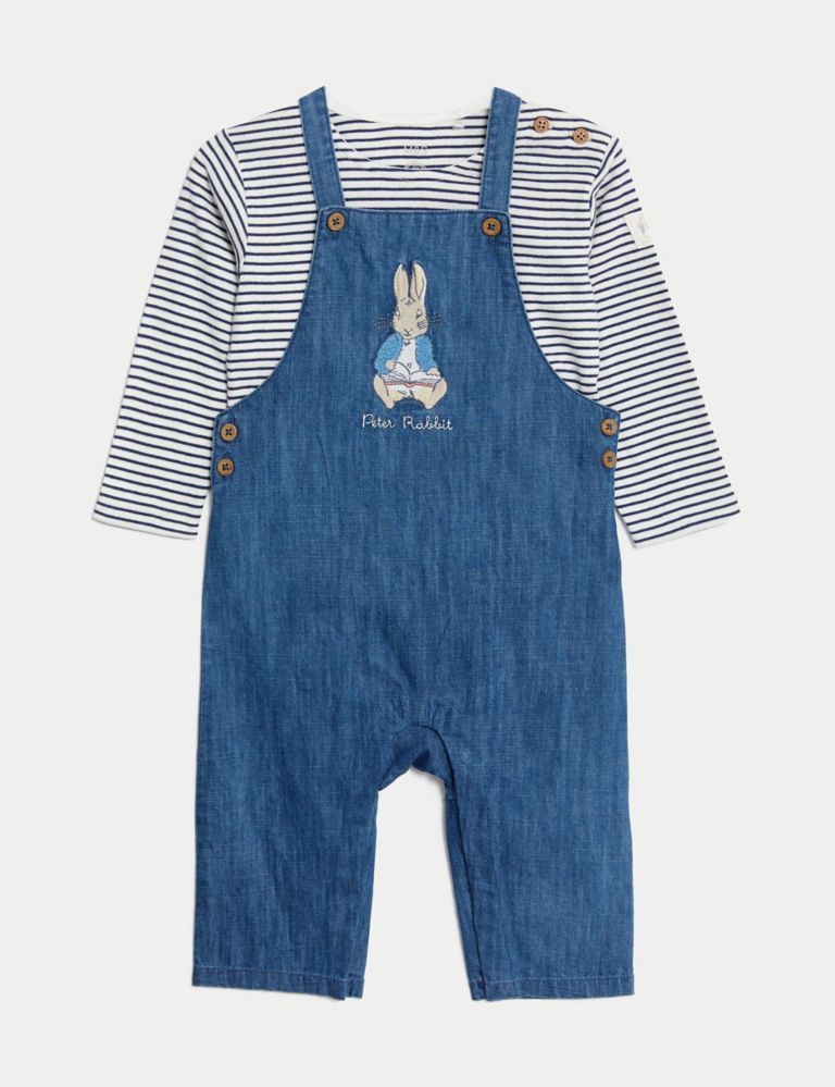 2pc Pure Cotton Peter Rabbit™ Outfit (0-3 Yrs) 2 of 8