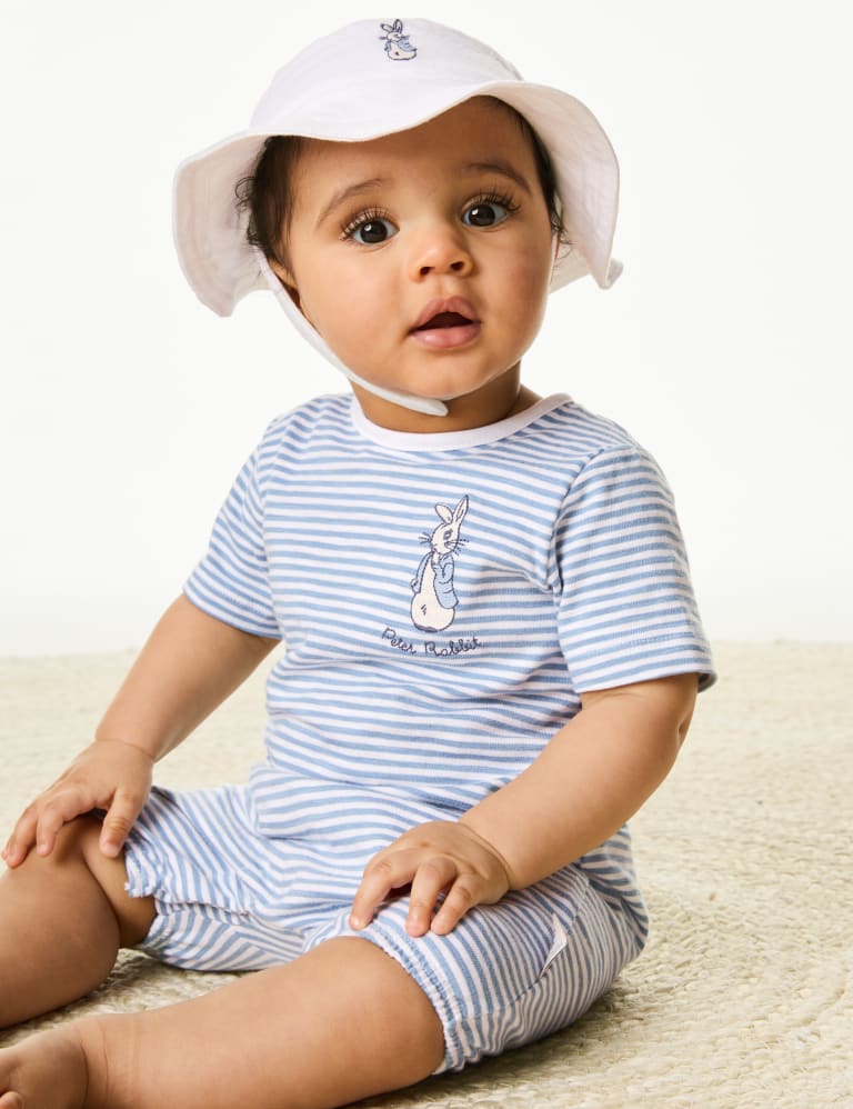 2pc Pure Cotton Peter Rabbit™ Outfit (0-3 Yrs) 1 of 6