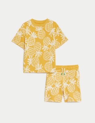 2pc Pure Cotton Pineapple Outfit (2-8 Yrs) Image 2 of 5