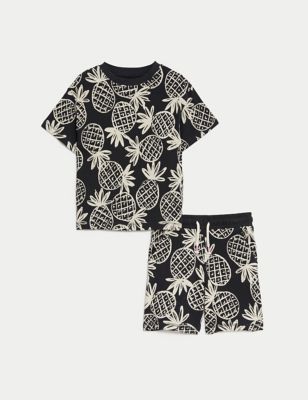 2pc Pure Cotton Pineapple Outfit (2-8 Yrs) Image 2 of 4
