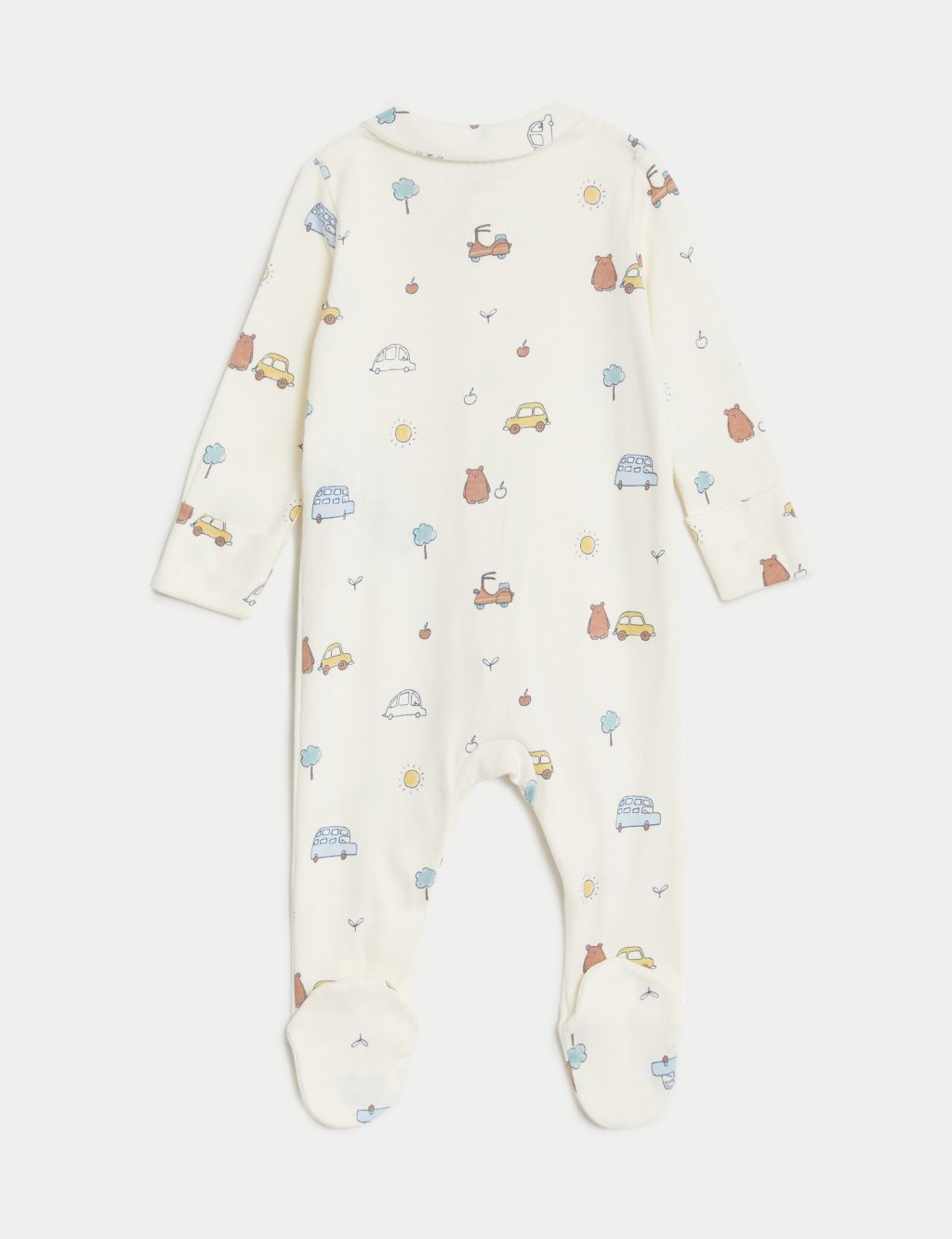 2pc Pure Cotton Printed Sleepsuit & Hat Set (7lbs-1 Yrs) | M&S ...