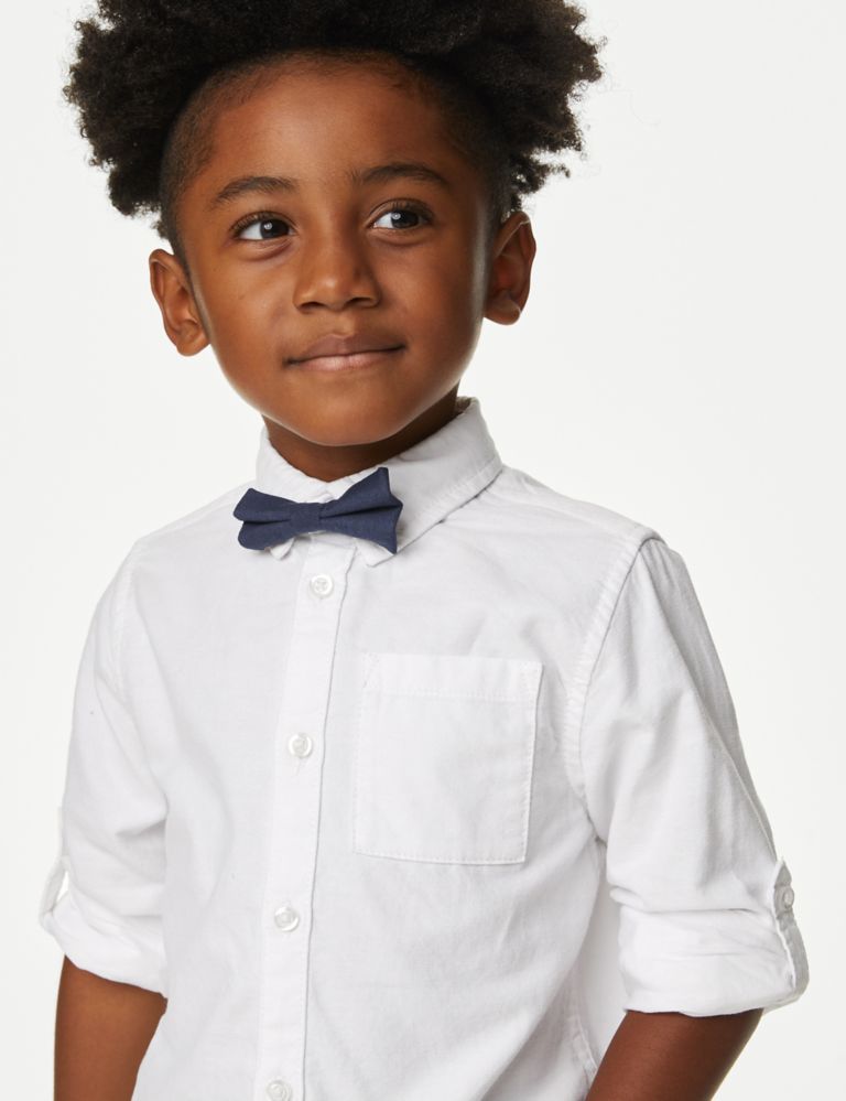 2pc Pure Cotton Shirt & Bow Tie Set (2-8 Yrs) 4 of 5