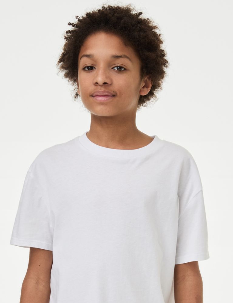 2pc Pure Cotton Shirt & T-Shirt Set (6-16 Yrs) 4 of 6