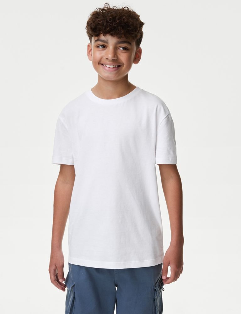 2pc Pure Cotton Shirt and T-Shirt (6-16 Yrs) 4 of 5