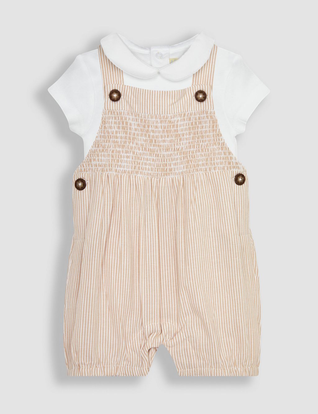 2pc Pure Cotton Striped Outfit (0-24 Mths) 1 of 8