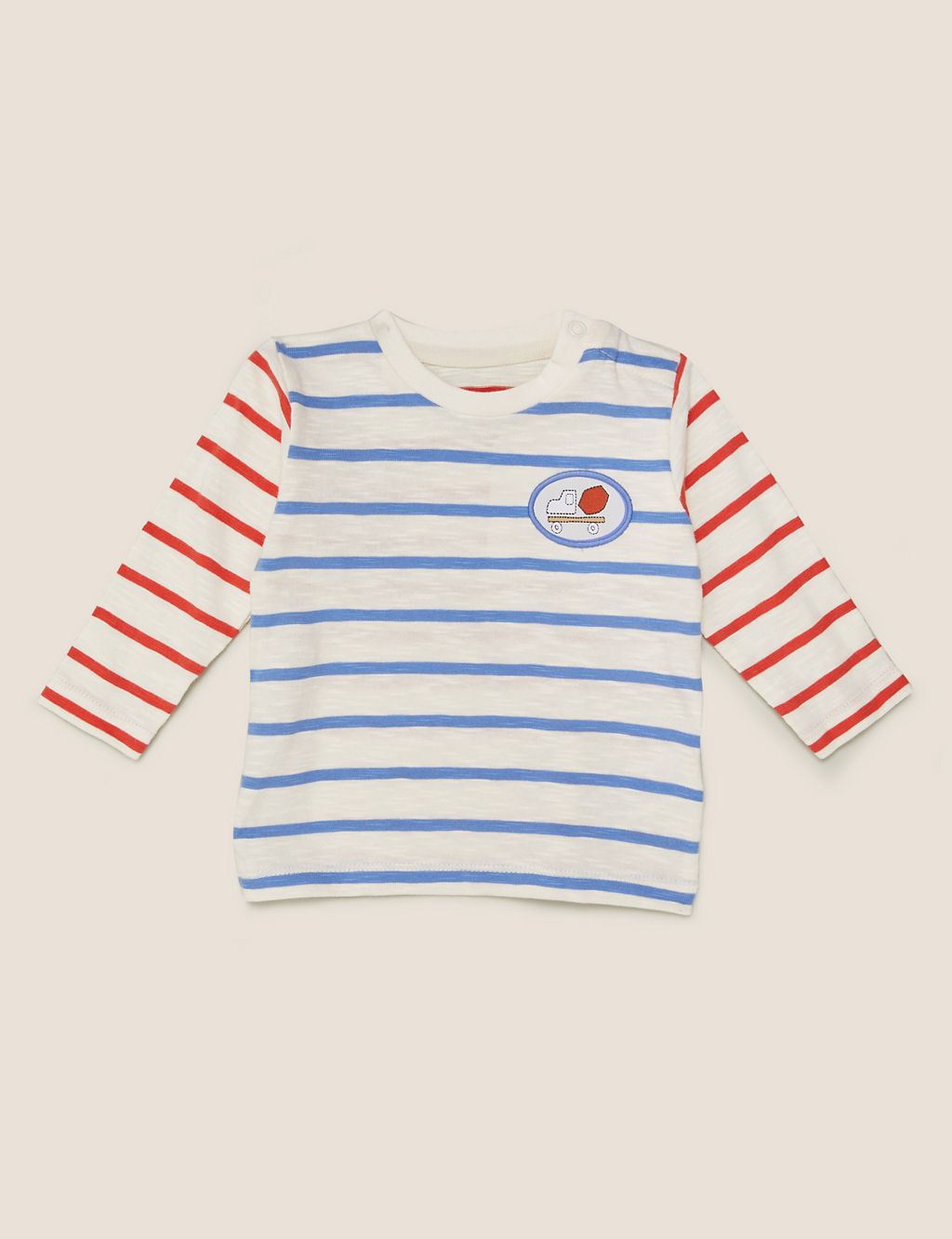 2pc Pure Cotton Striped Outfit (0-3 Yrs) 2 of 5