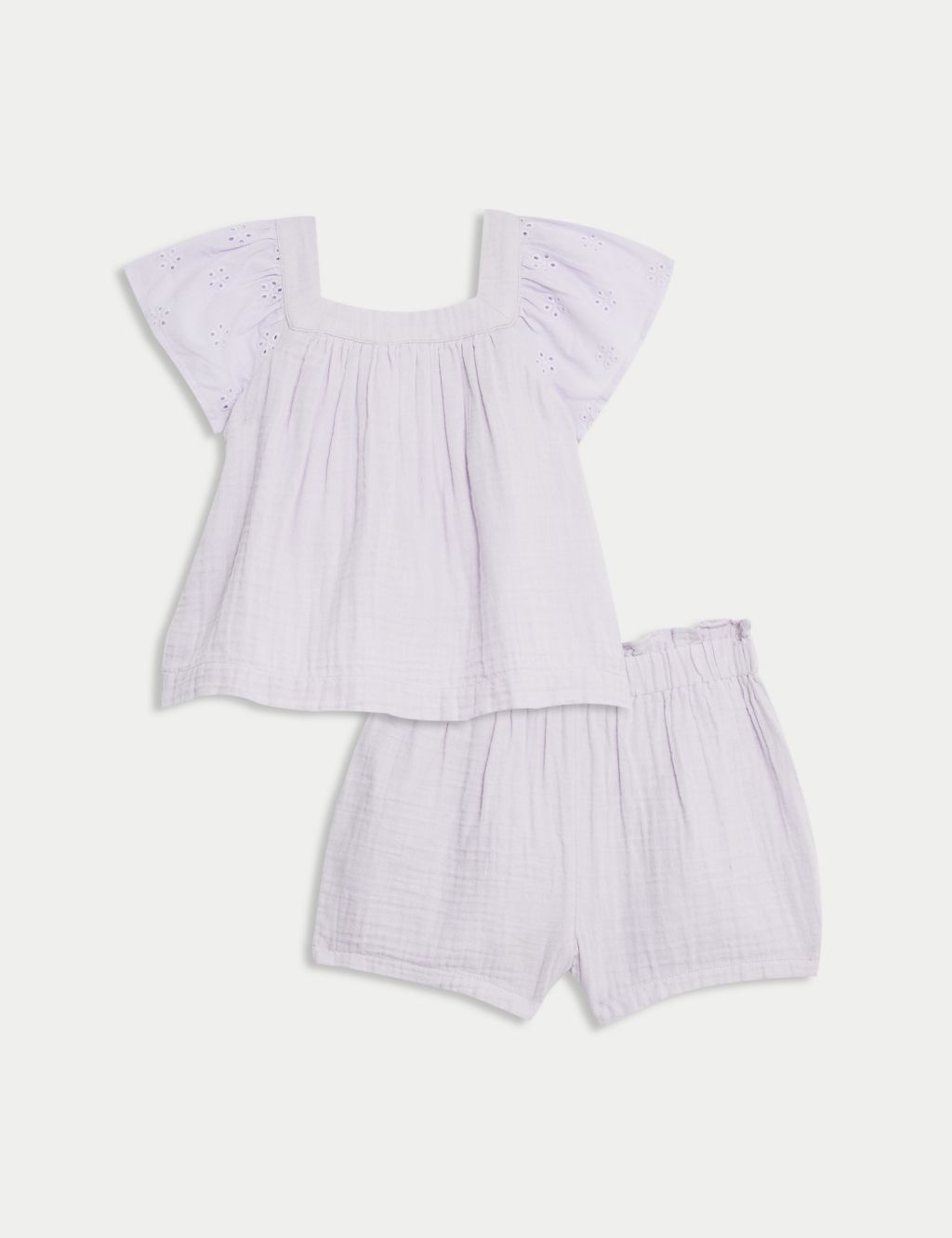 2pc Pure Cotton Top & Bottom Outfit (0-3 Yrs) 1 of 8