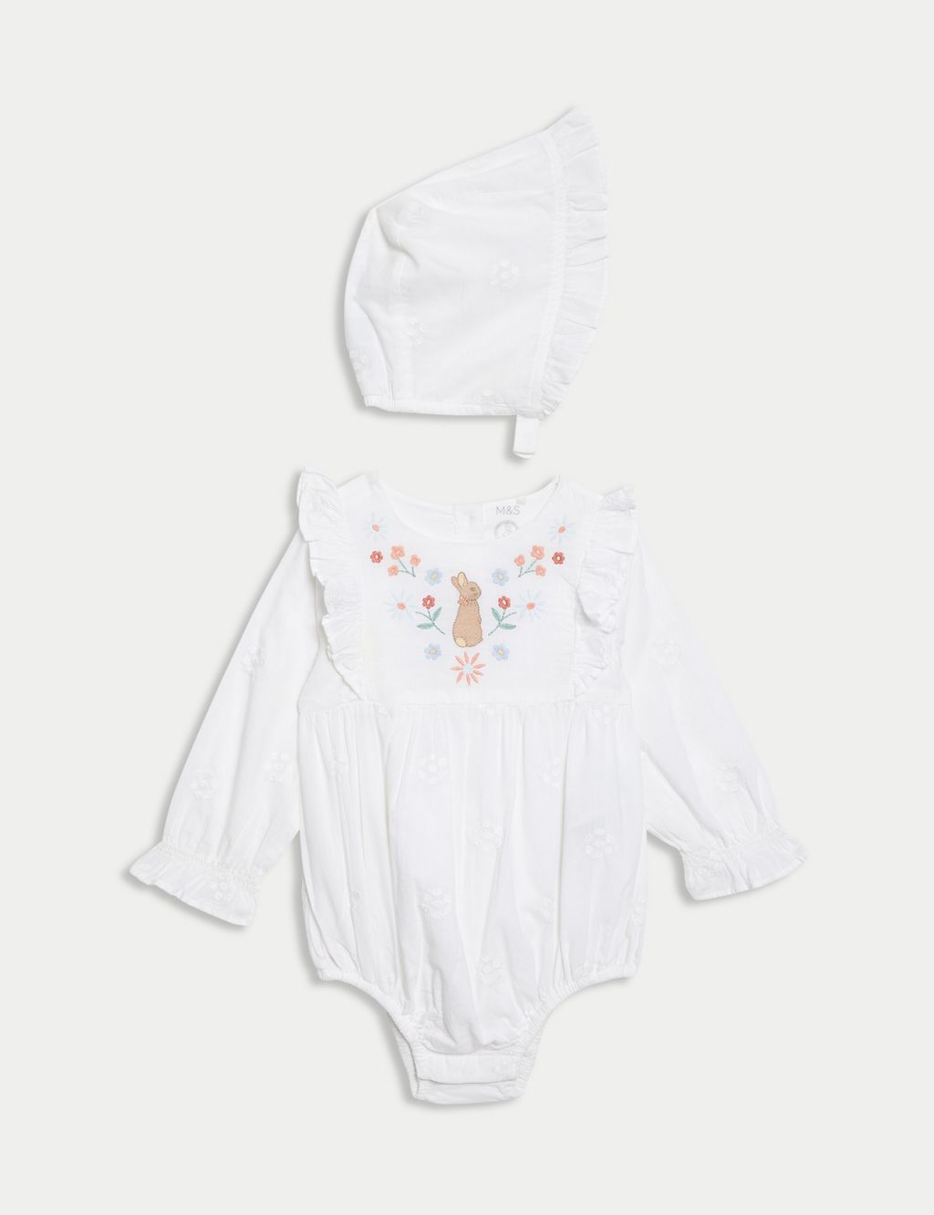 2pc Pute Cotton Peter Rabbit™ Outfit (0-3 Yrs) 1 of 7