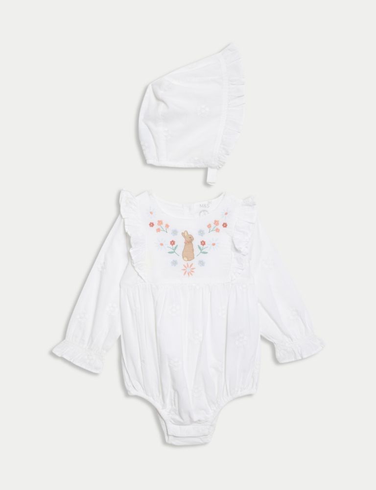 2pc Pute Cotton Peter Rabbit™ Outfit (0-3 Yrs) 2 of 7