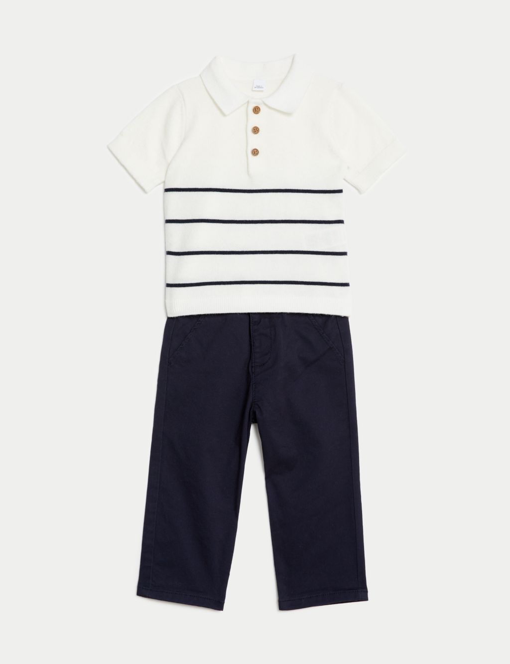 2pc Striped Outfit (0-3 Yrs) 1 of 8