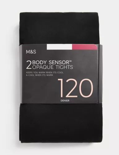 2pk 120 Denier Body Sensor™ Tights 2 of 4