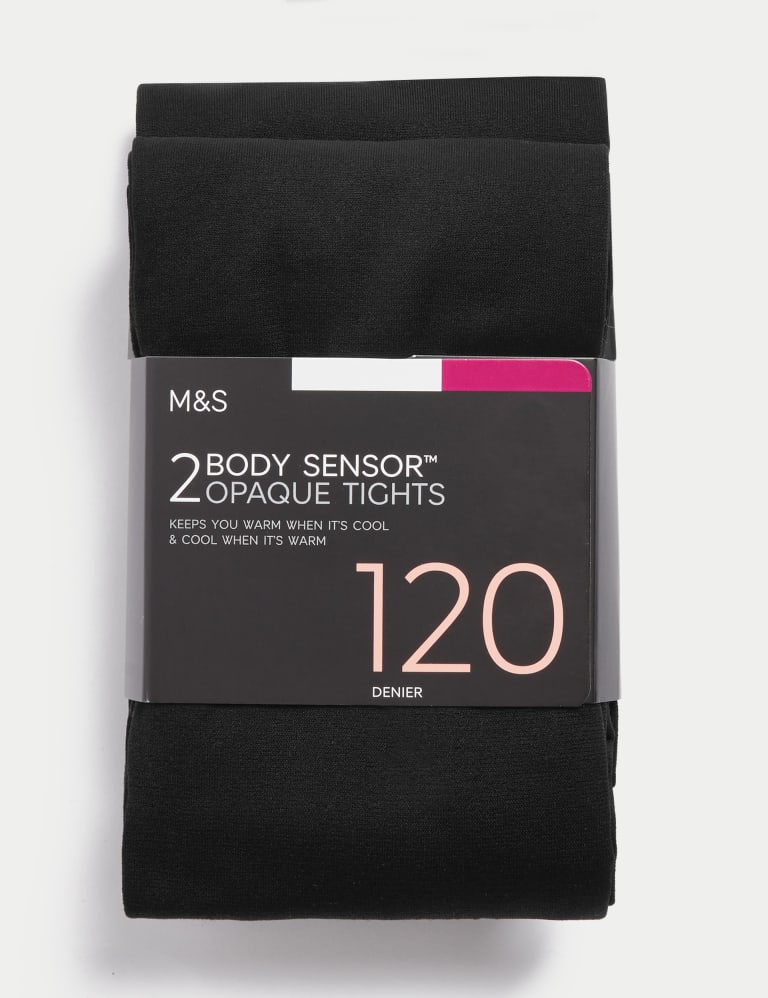 2pk 120 Denier Body Sensor™ Tights 2 of 4