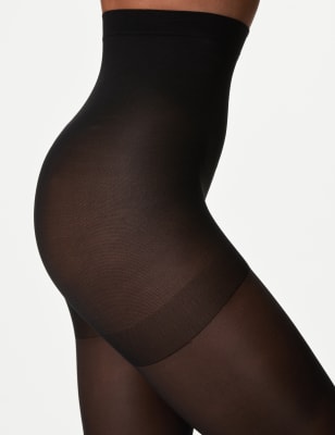 Metallic shop sheer tights