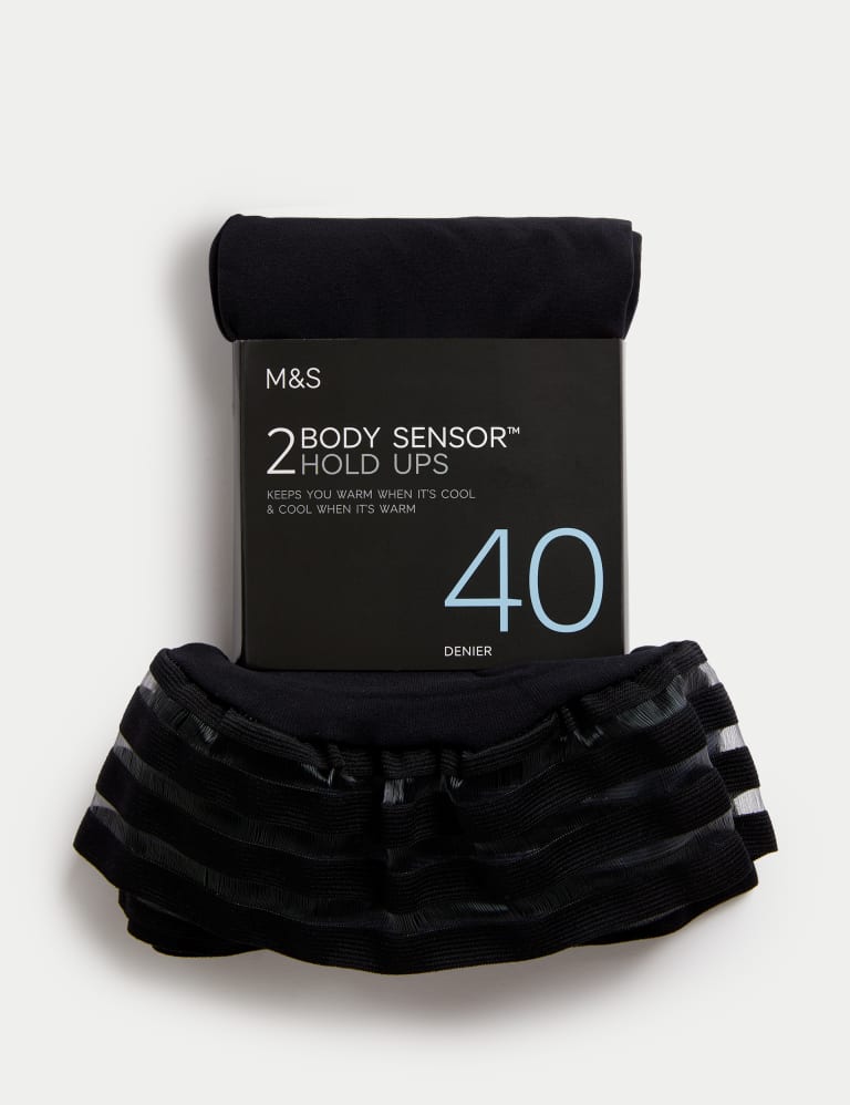 2pk 40 Denier Body Sensor™ Matt Hold-Ups | M&S Collection | M&S