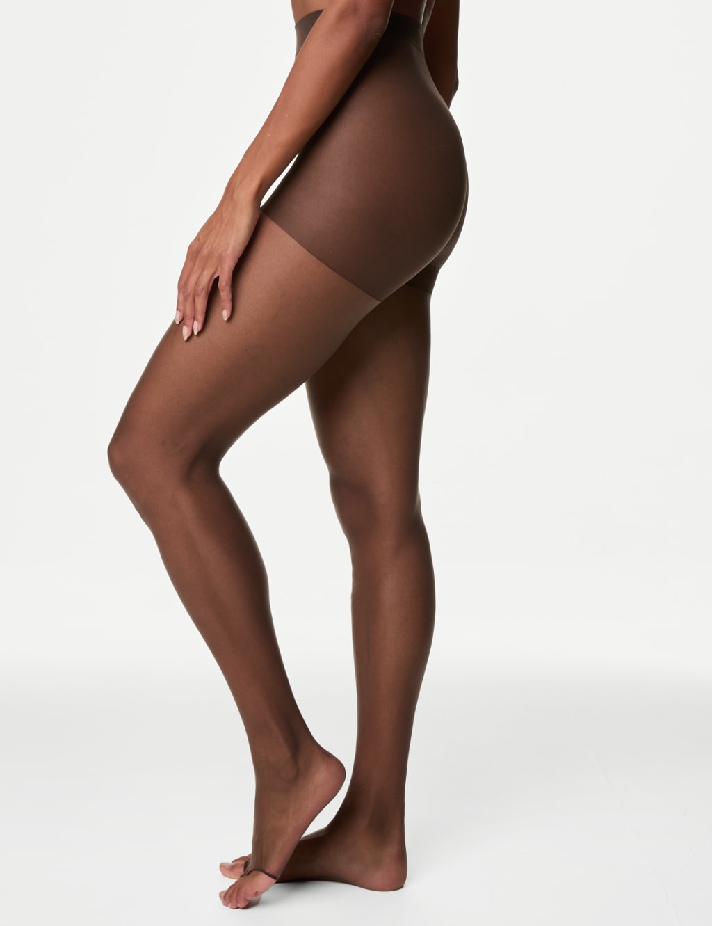 Women's Open Fishnet Tights - A New Day™ Cocoa S/M