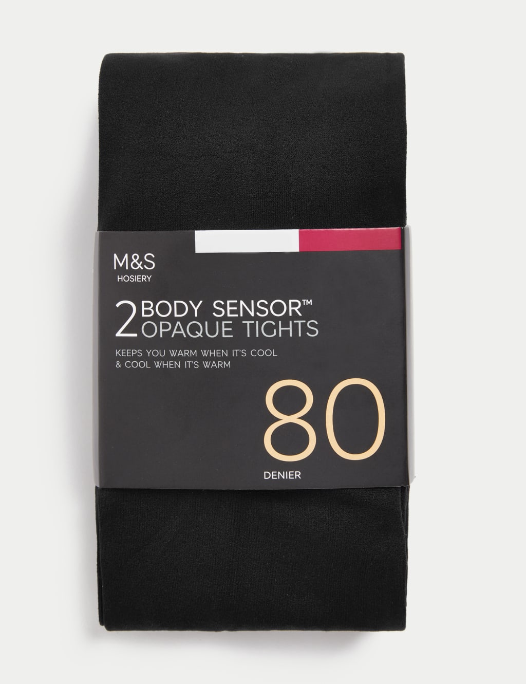 2pk 80 Denier Body Sensor™ Tights 1 of 4