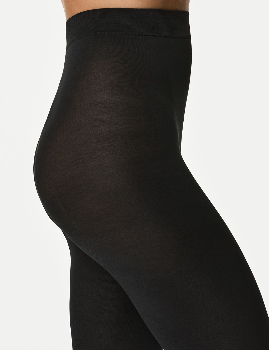 2pk 80 Denier Supersoft Opaque Tights 2 of 4