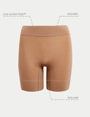 Women's Anti Chafing Shorts Lace Slip Shorts for Under Dresses Skirt Chub Rub  Shorts Long Boxers Briefs Underwear (#1 Beige, S) : : Fashion