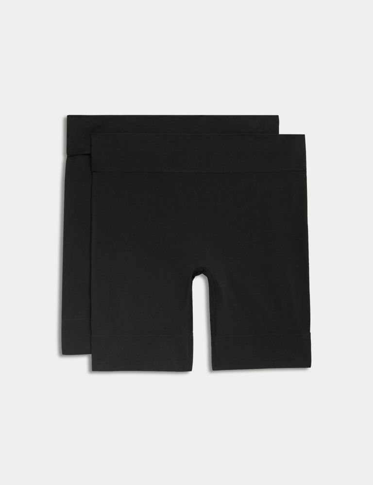 Buy Secret Shaping Seamless Stretch High Rise Shorts 2 Pack 12-14