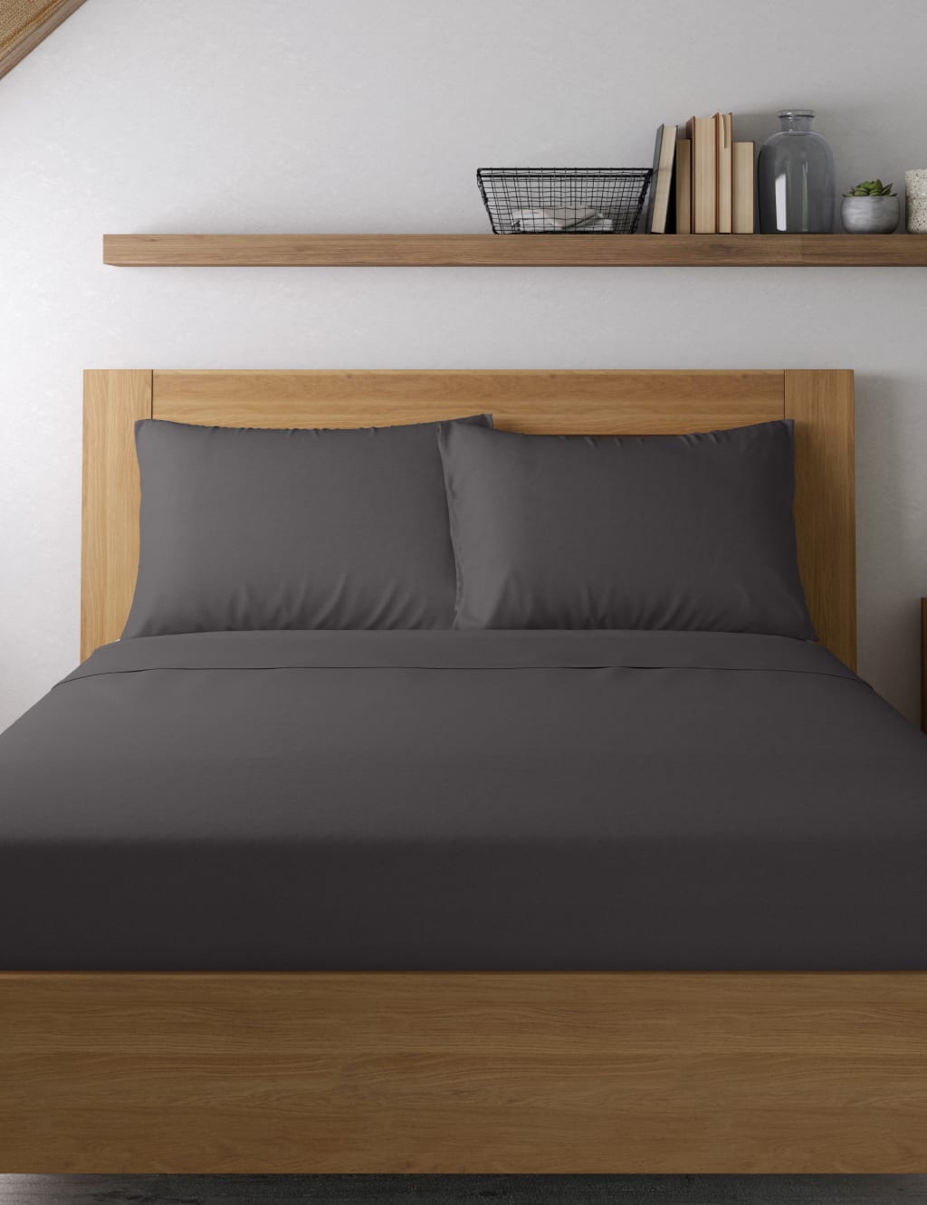 Ettitude set of 2 satin bamboo pillowcases top