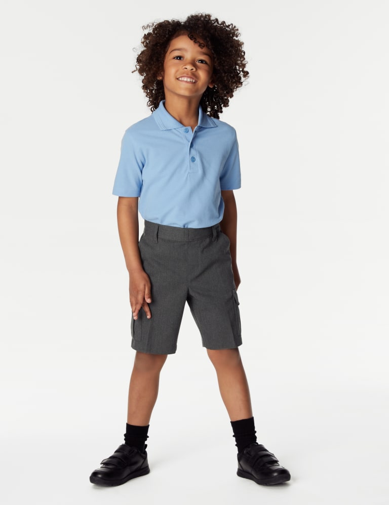 M and top s school shorts