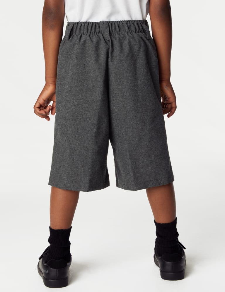 Marks and spencer grey school shorts discount
