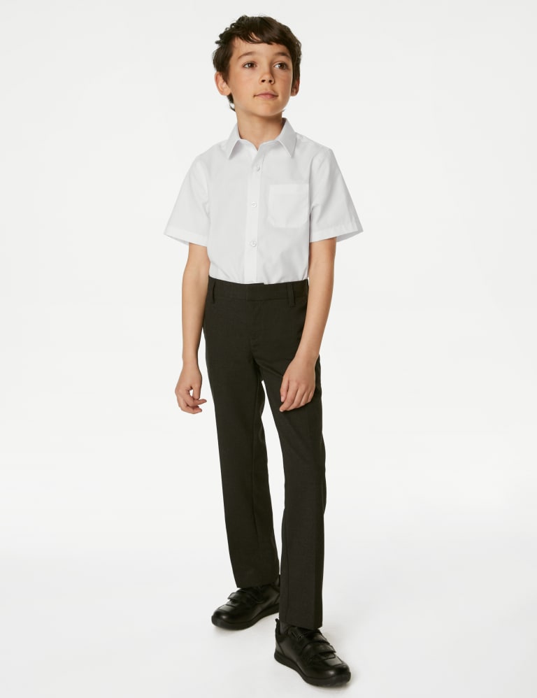 2pk Boys' Non-Iron School Shirts (2-18 Yrs) 3 of 7