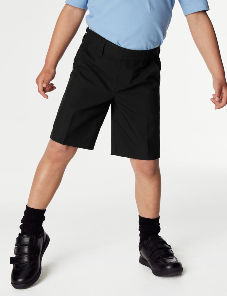 2pk Boys' Regular Leg School Shorts (2-14 Yrs) 3 of 4