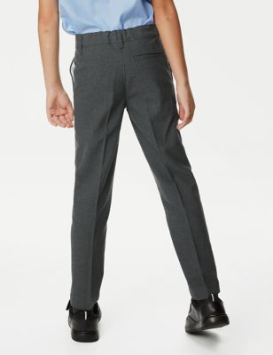 Boys' Skinny Leg Slim Waist School Trousers (2-18 Yrs), M&S Collection
