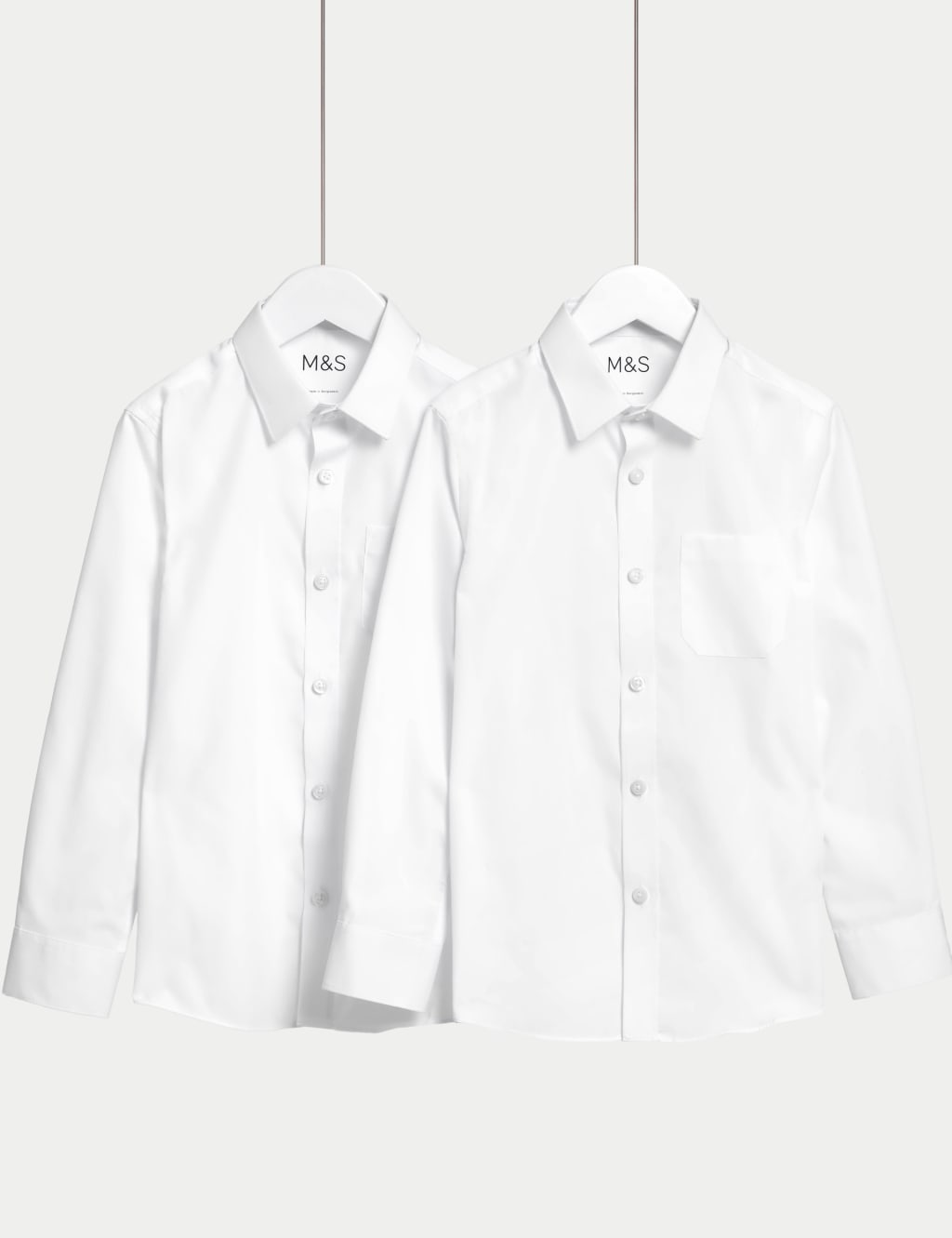 Slim fit school 2025 shirts long sleeve