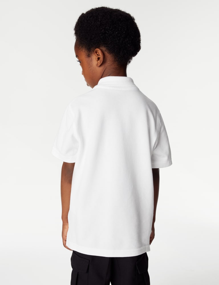 2pk Boys' Stain Resist School Polo Shirts (2-16 Yrs) | M&S Collection | M&S