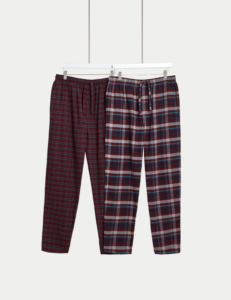 Regular Fit Flannel pyjama bottoms