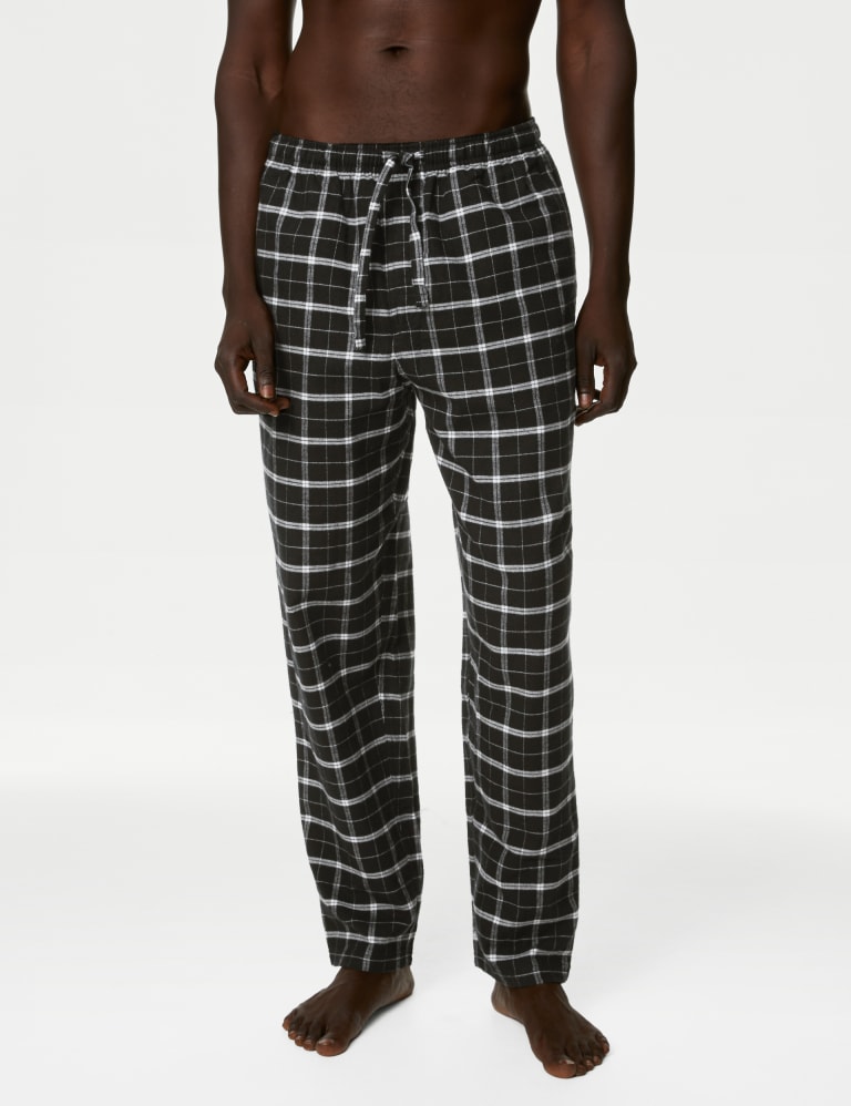 Tartan brushed hotsell cotton pyjamas