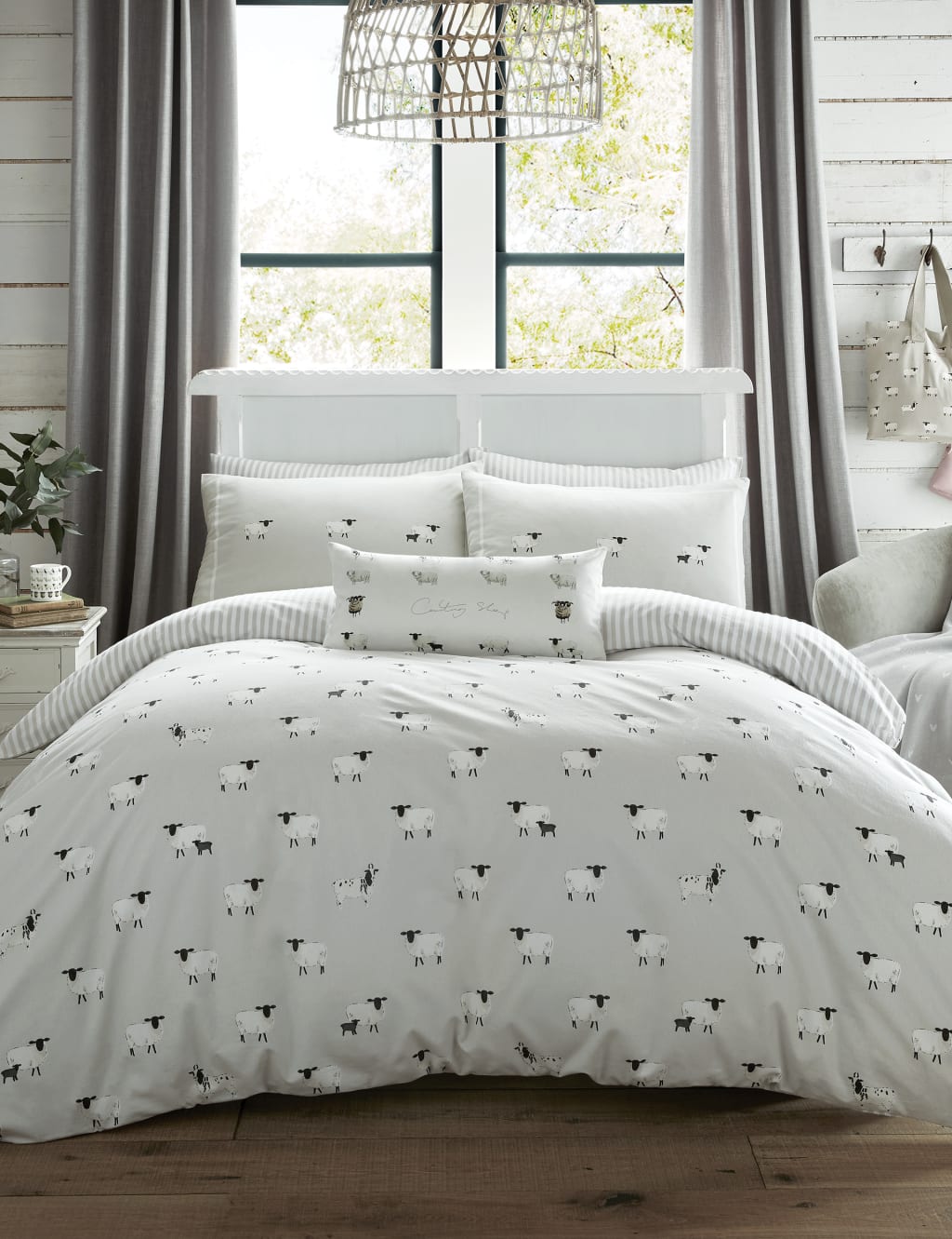 2pk Brushed Cotton Oxford Pillowcases Sophie Allport M&S