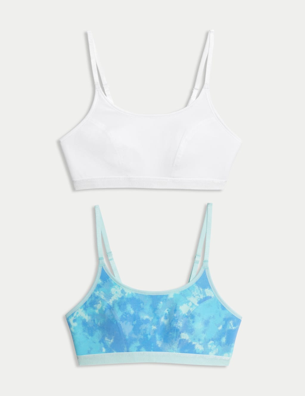 Cotton crop top bra best sale