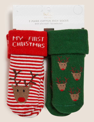 baby christmas socks