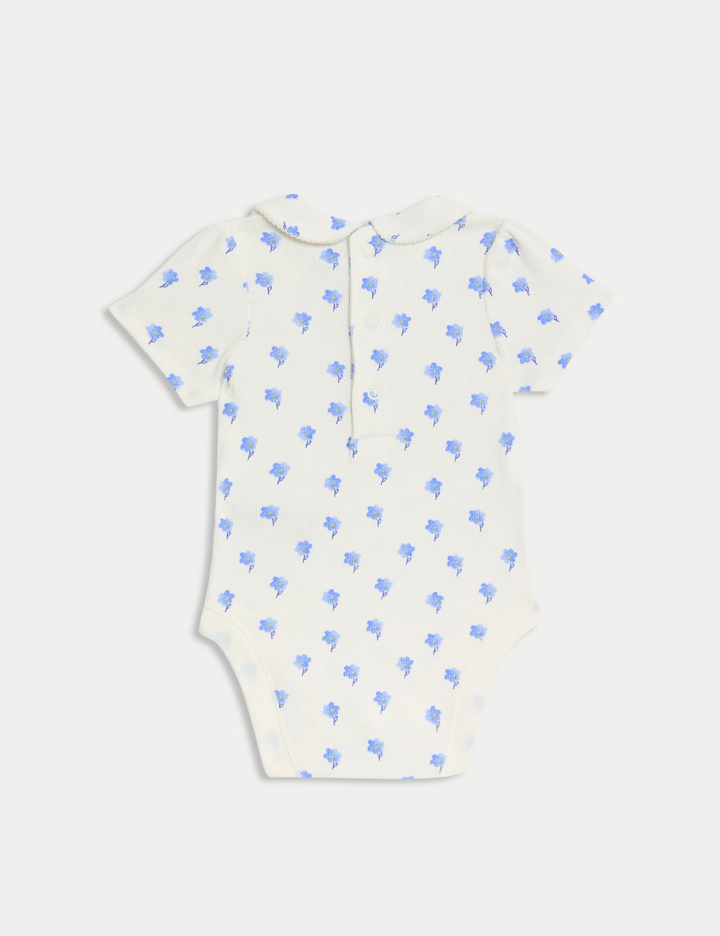 2pk Cotton Rich Bodysuits (0-3 Years) 2 of 4