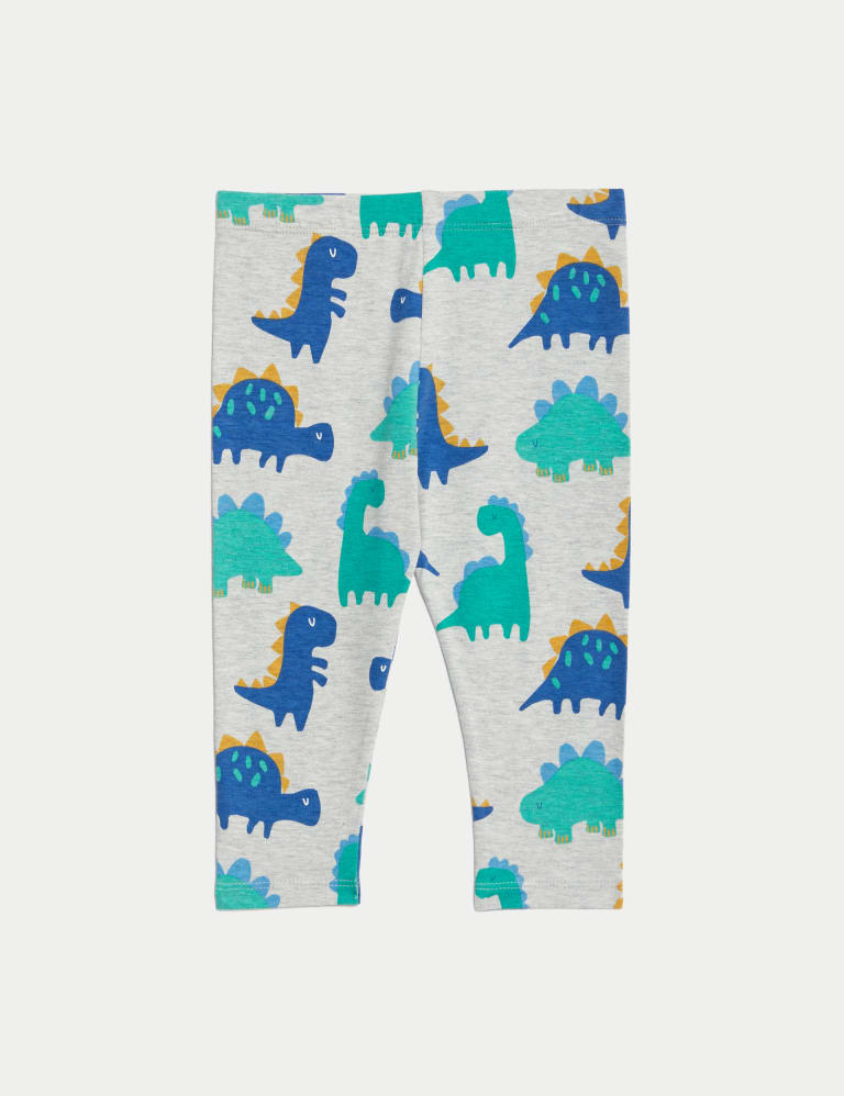 Boys dinosaur shop leggings
