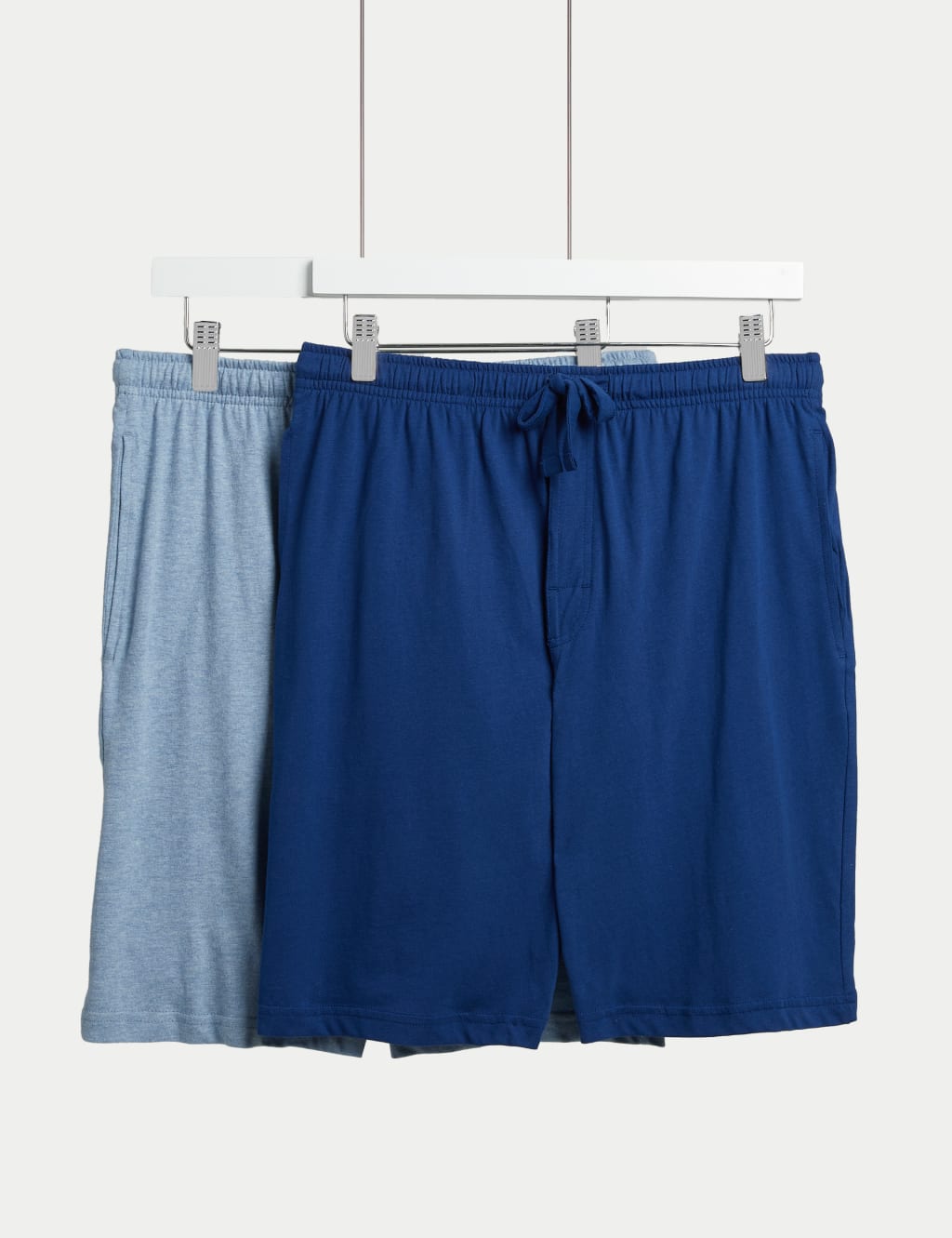 2pk Pure Cotton Pyjama Shorts, M&S Collection