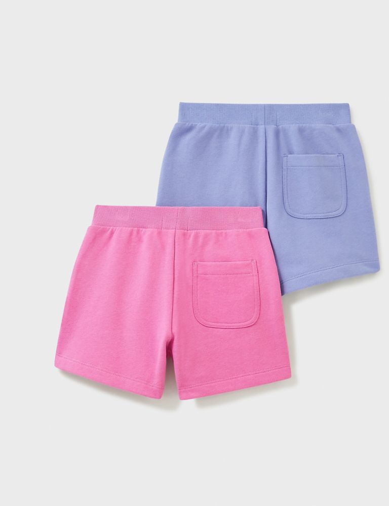 2pk Cotton Rich Jersey Shorts (5-12 Yrs) 3 of 4