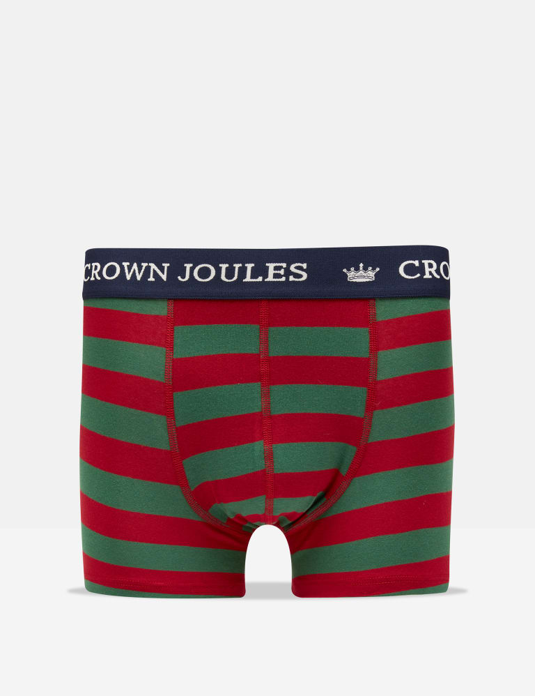 2pk Cotton Rich Jersey Striped Boxers Joules M S