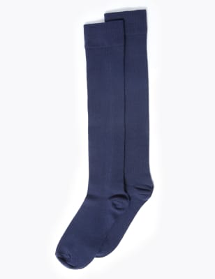 2pk Cotton Rich Knee High Socks | M\u0026S 