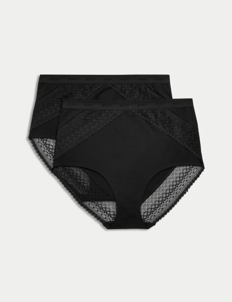 EX MARKS AND Spencer Control Briefs Ultimate Shaping M&S Skin Black Knickers  £5.95 - PicClick UK