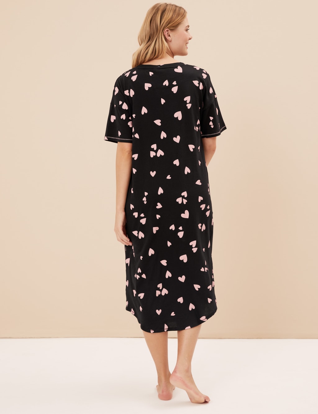 2pk Cotton Rich Printed Long Nightdresses M S Collection M S