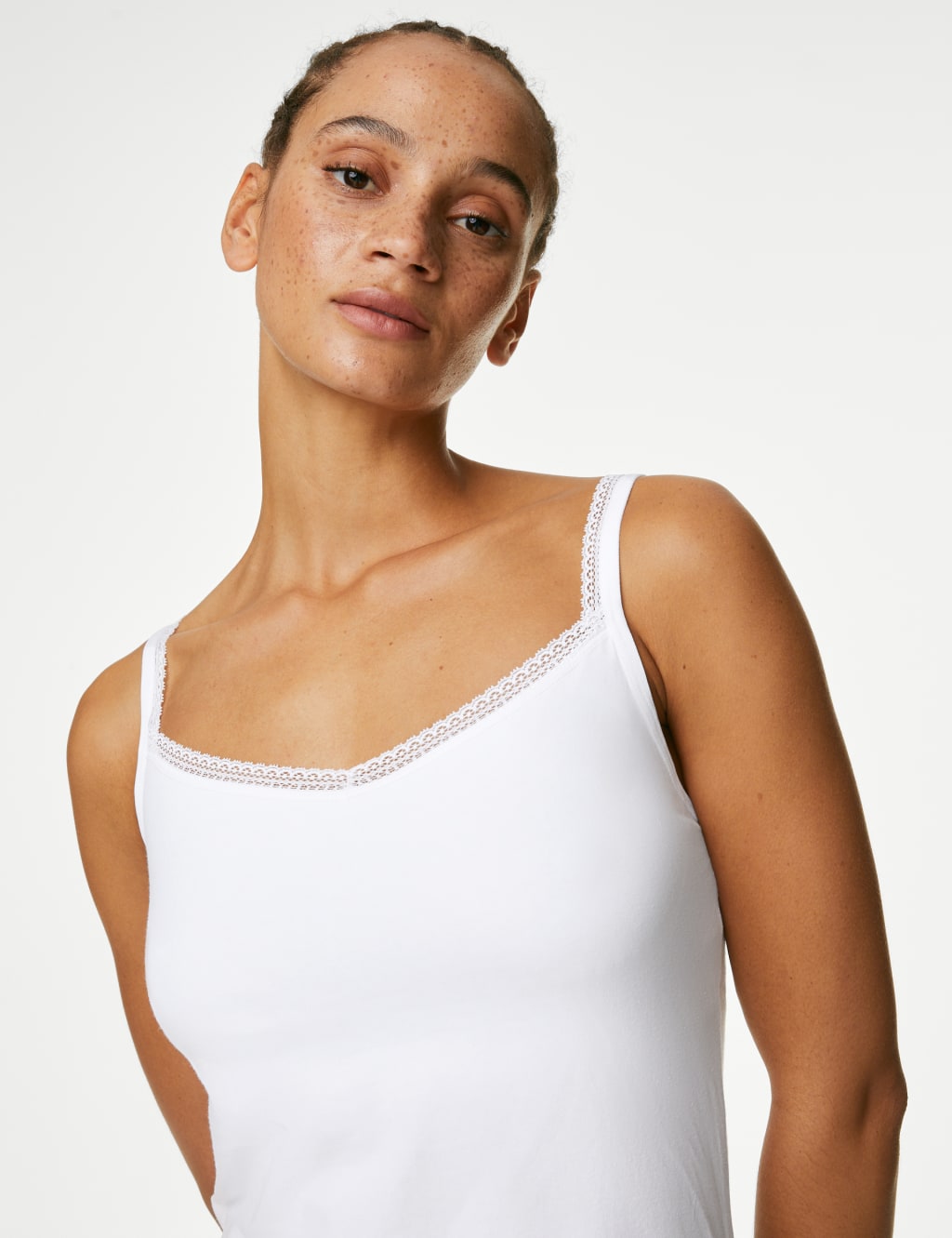 Lace Trim Vest with Secret Support™ – Marks & Spencer Bermuda